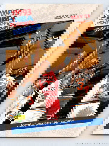 1993 94 Upper Deck MICHAEL JORDAN NBA Playoffs Highlights #193