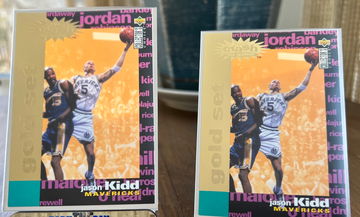 Two 2 1995-96 Collector's Choice Crash the Game Gold Redemption #C22 Jason Kidd