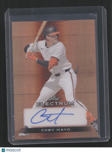 2024 Electrum Baseball COBY MAYO #BA-CM3 /99 AUTO AU,SN,/99