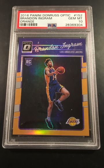 Brandon Ingram Optic Orange Rookie /199 PSA 10 (Pop 40)