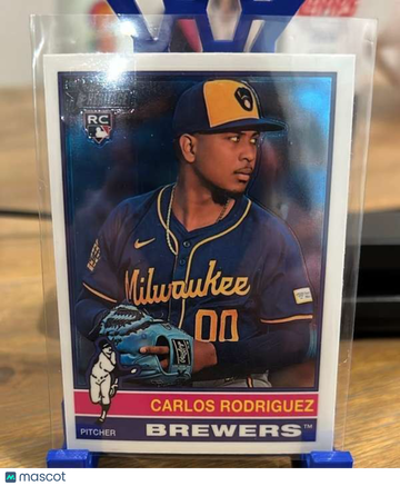 2025 Topps Heritage Chrome Carlos Rodriguez #452