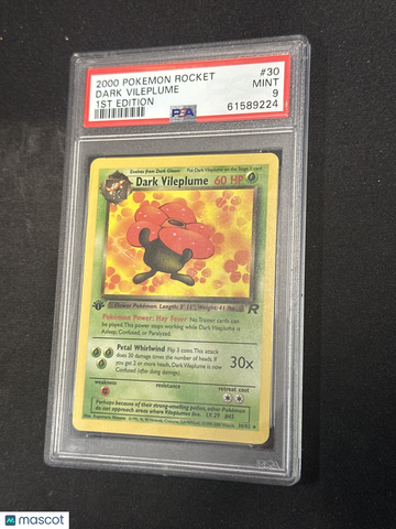 2000 Pokemon Rocket Dark Vileplume 1st Edition PSA 9 #30
