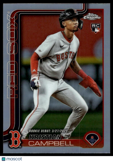 2025 Topps Chrome Update Kristian Campbell #USC188 Refractors RC