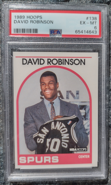 1989 Hoops David Robinson Rookie PSA 6