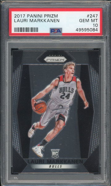 Lauri Markkanen 2017 Panini Prizm PSA 10