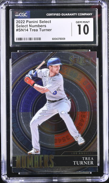 2022 PANINI TREA TURNER #SN14 CGC 10