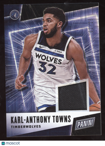2019 Panini Father's Day Karl-Anthony Towns #27 /25 Jersey Patch Memorabilia