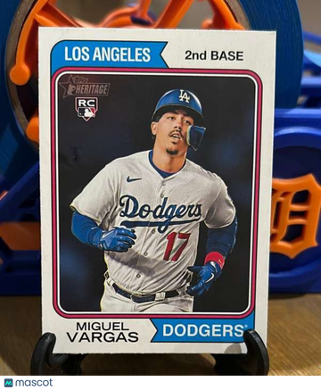2023 Topps Heritage Miguel Vargas #694