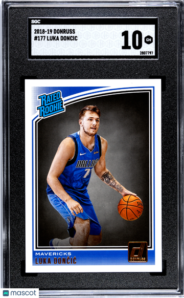 2018 Donruss Luka Doncic #177 SGC 10