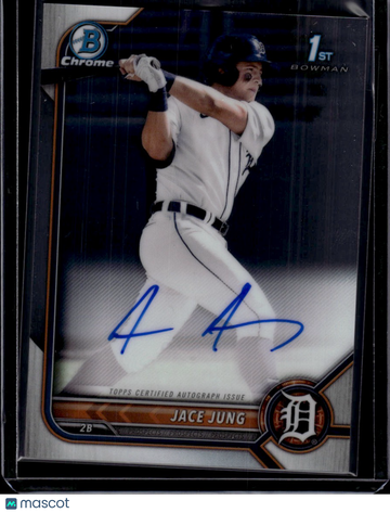 2020 Bowman Chrome Jace Jung #CDA-JJ 1st Bowman