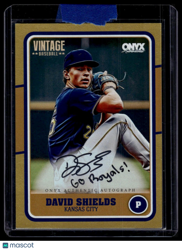 2025 Onyx Vintage David Shields #VADASH Autographs Enscribed SN AU