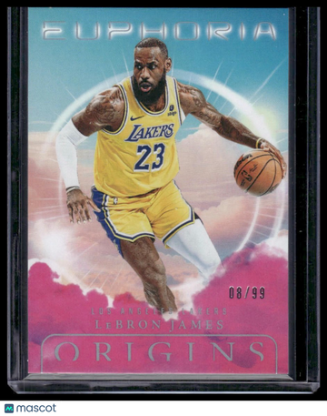 2024-25 Panini Origins LeBron James #20 Euphoria Pink SN