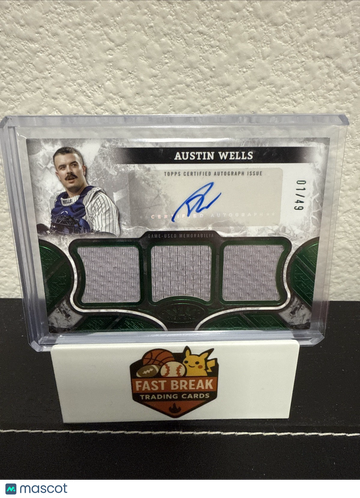 2025 Topps Tier One Austin Wells #49 Relic