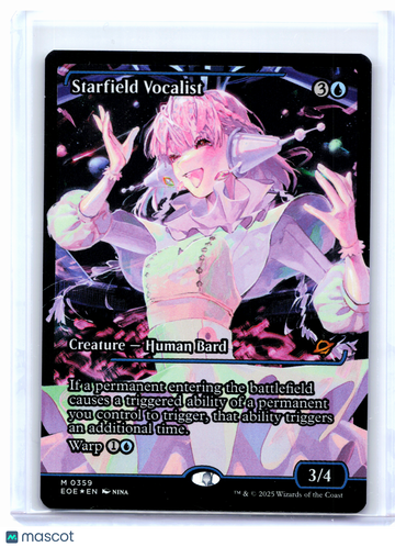 Edge of Eternities Starfield Vocalist (Showcase) Foil Mythic #0359