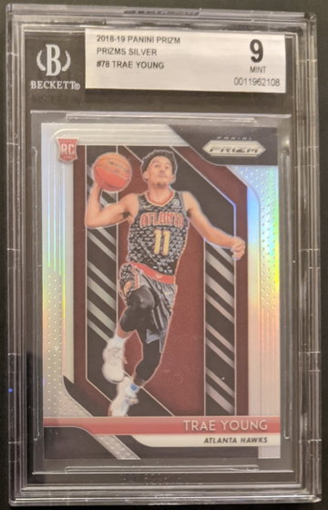 Trae Young 2018-19 Panini Prizm Silver Rookie Card #78