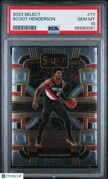 2023 Panini Select Scoot Henderson #77 PSA 10