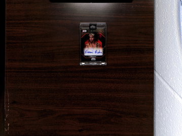 2022 Topps Chrome Black Star Wars Naomi Ackie Autograph #ALS-NA
