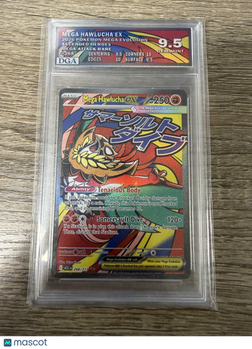 2026 Mega Evolution – Ascended Heroes Mega Hawlucha EX Holo Secret Rare FA #268/217