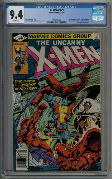Uncanny X-Men 129 CGC 9.4 1st Kitty Pryde White Queen (Emma Frost)
