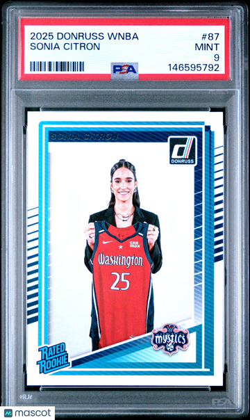 2025 Panini Donruss WNBA Sonia Citron #87 Rookie PSA 9