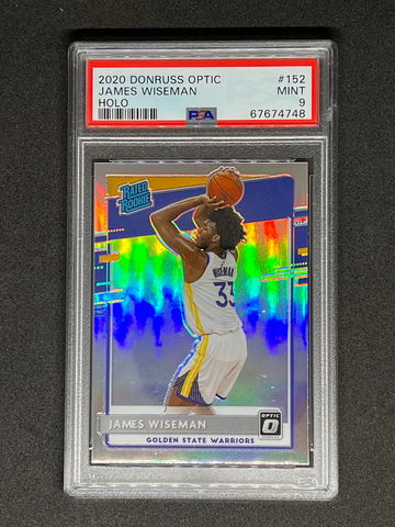 James Wiseman Donruss Optic Holo Rookie PSA 9