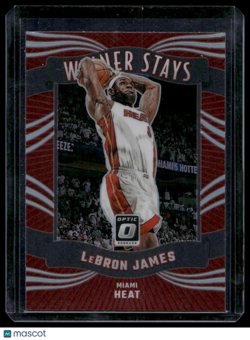 2023-24 Donruss Optic LeBron James #2 Winner Stays Holo