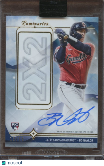 2023 Topps Luminaries Bo Naylor Rookie