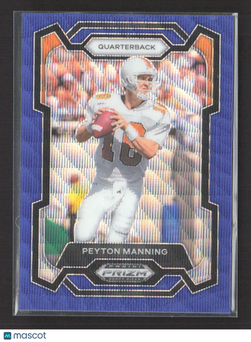 2024 Panini Prizm Draft Picks Peyton Manning #54 Blue Scope 048/249
