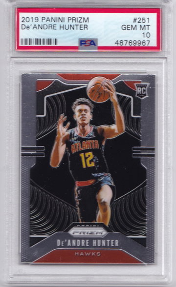 De'Andre Hunter 2019 Prizm PSA 10