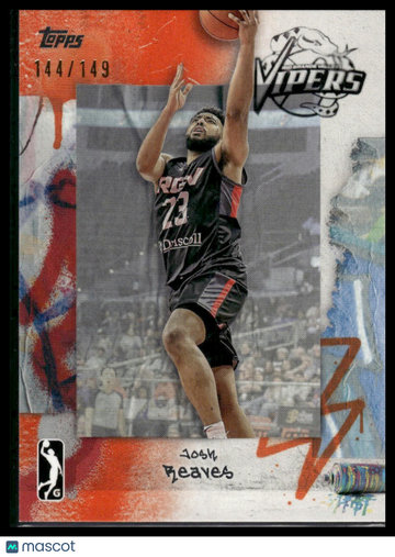 2024 Topps G-League Josh Reaves #66 Orange /149