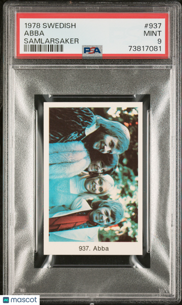 1978 Swedish Samlarsaker Abba #937 PSA 9