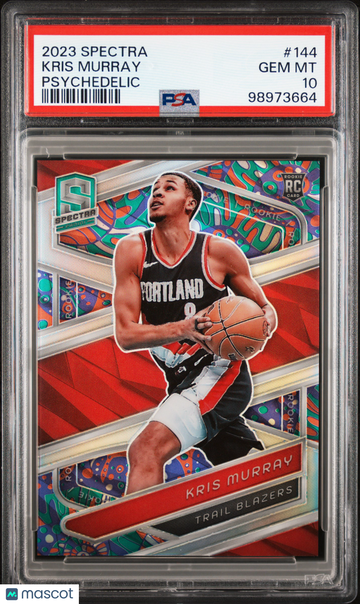 2023 Panini Spectra Kris Murray #144 Psychedelic PSA 10
