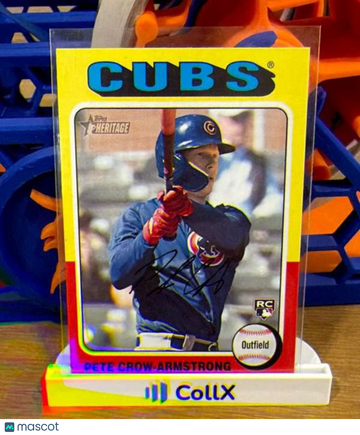 2024 Topps Heritage Pete Crow-Armstrong #177