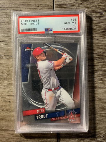 2019 Topps Finest Mike Trout 