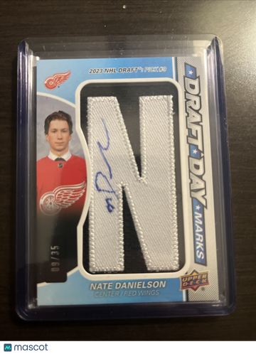 2025-26 SP Game Used Nate Danielson Patch Short Print