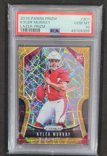 2019 Panini Prizm Kyler Murray Gold Lazer PSA 10