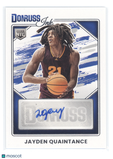 2025 Panini Donruss NIL Donruss Ink Jayden Quaintance #INK-JYQ