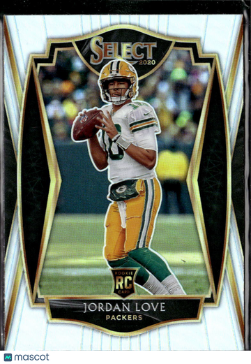 Jordan Love 2021 Panini Select Prizm RC Premier Level Green Bay Packers