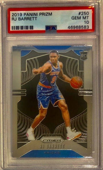 RJ Barrett Prizm PSA 10