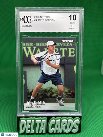 2003 Netpro Andy Roddick #4 BCCG 10