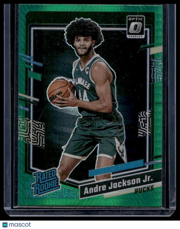 2023-24 Donruss Optic Andre Jackson Jr. #249 Hyper Green