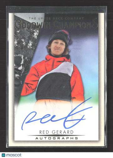 2021 Upper Deck Goodwin Champions Red Gerard #A-RG Autograph Auto