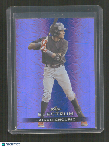 2024 Electrum Jaison Chourio #38 Purple SN,/49