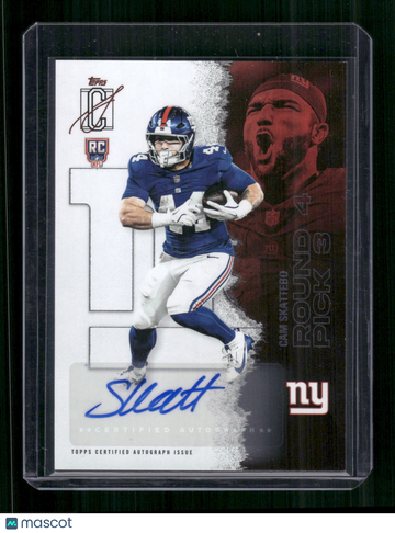 2025 Topps Signature Class Cam Skattebo #119 Auto