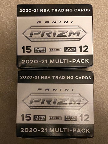 2020-21 Panini Prizm Basketball 12x Pack Cello Box (x2) 