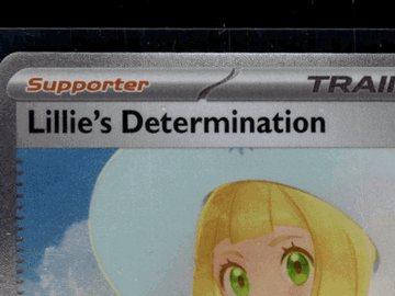 2025 Pokemon Scarlet & Violet Megumi Lillie's Determination Secret Rare #184/132
