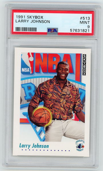 1991 Skybox Larry Johnson #513  PSA 9 - RC