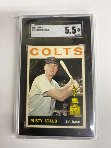 1964 Topps #109 Rusty Staub 