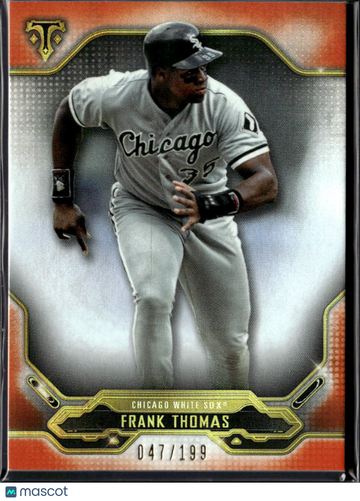 Frank Thomas 2020 Topps Triple Threads Amber /199 Chicago White Sox