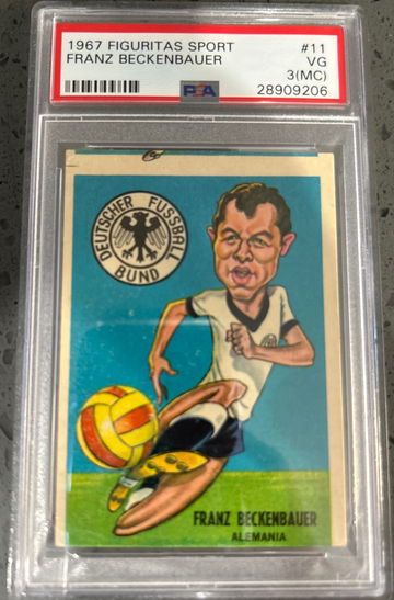 1967 Figuritas Sport Franz Beckenbauer PSA 3(MC)